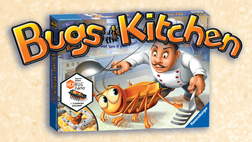 hexbug bugs in the kitchen