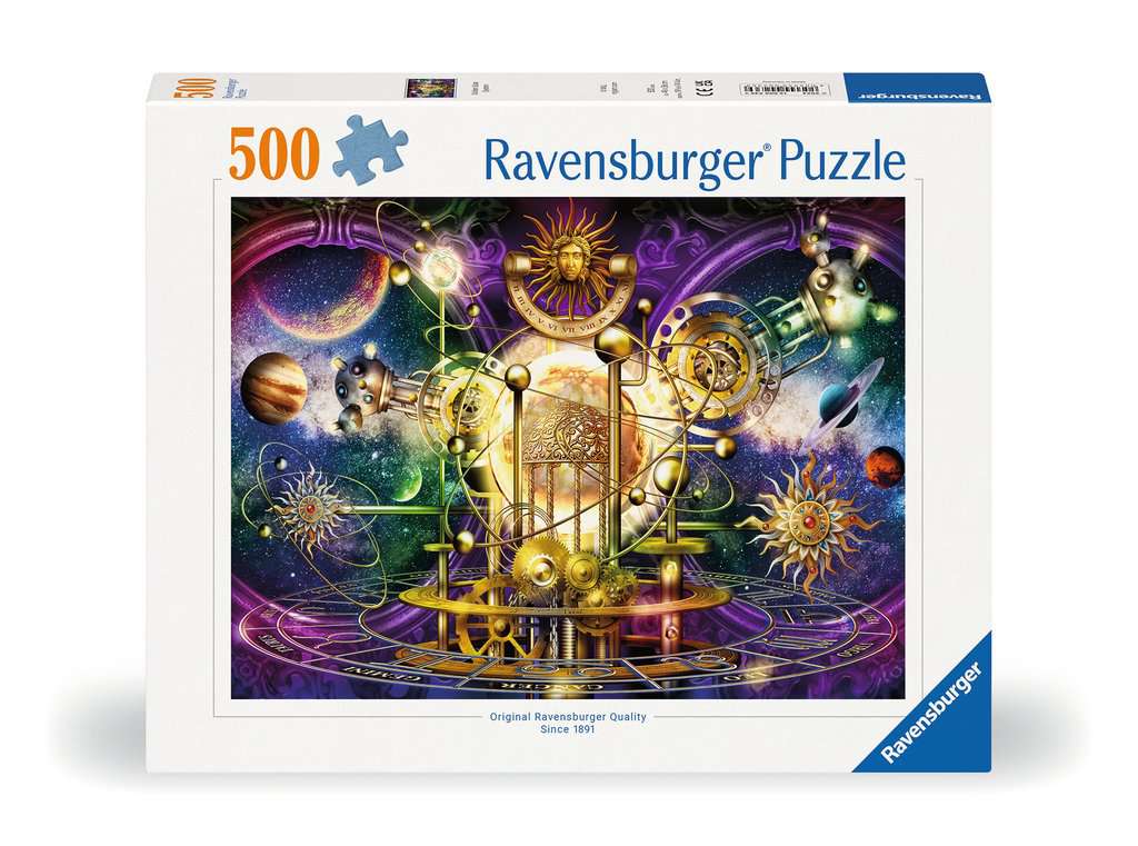 16981 - Puzzles adultes - Puzzle 500 pièces - Système solaire doré