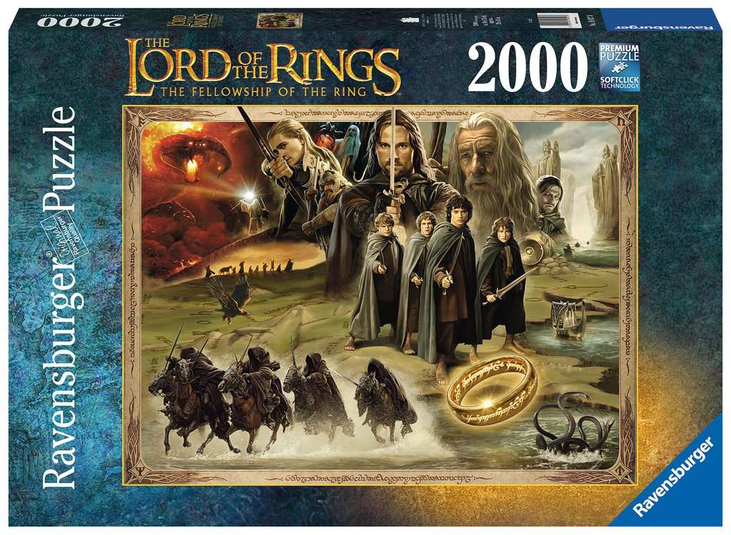 CLEMENTONI - Puzzle - The Lord of the Rings - 1000 Pieces – APPYTOYS