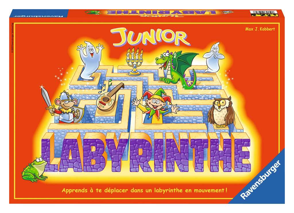 Ravensburger - Labyrinthe - Jeu de plateau - Se joue dans la boîte - Format  de boîte compact - Enfant et Famille - 2 à 4 joueurs dès 7 ans - 26728 