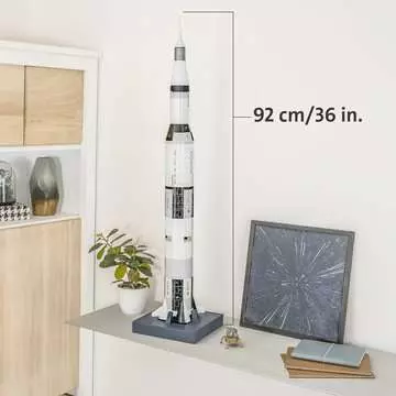 Apollo Saturn V Rocket 3D Puzzle®;Former - bilde 7 - Ravensburger