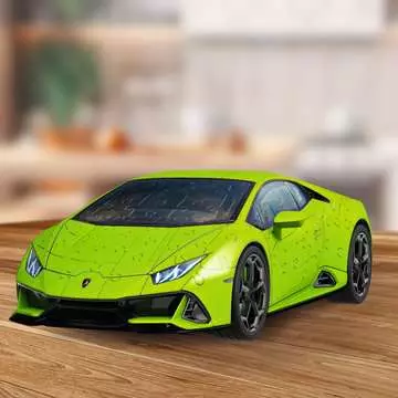 Lamborghini Huracán EVO Verde - New Pack 3D Puzzle;Vehículos - imagen 7 - Ravensburger