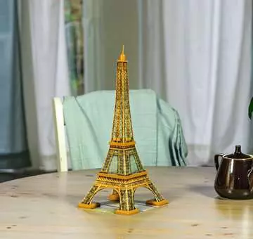 Puzzle 3D Budynki: Wieża Eiffela 216 elementów Puzzle 3D;Budowle - Zdjęcie 11 - Ravensburger
