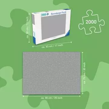 Puzzle 2D 2000 elementów: Kolekcja znaczków pocztowych Puzzle;Puzzle dla dorosłych - Zdjęcie 5 - Ravensburger